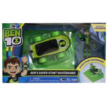 Figurina cu skateboard Ben 10 Super Stunt