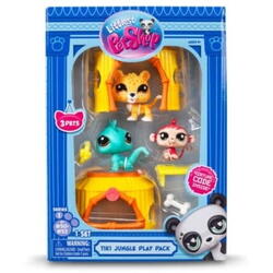 Littlest Pet Shop Set 3 figurine Littlest Pets Shop - Tiki Jungle