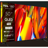 Televizor QLED TCL 50V5C, 126 cm, Smart TV Android, Full HD, Negru