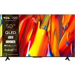 Televizor QLED TCL 50V5C, 126 cm, Smart TV Android, Full HD, Negru
