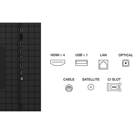 Televizor Mini LED TCL 98Q8C, 248 cm, Smart, Google TV Ultra HD 4K, 100 Hz, Clasa D