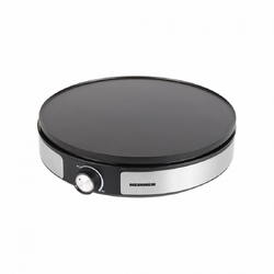 Heinner Aparat de facut clatite 2 in 1 HCPM-F15RVSS, 1500 W, placa reversibila, Insertii inox