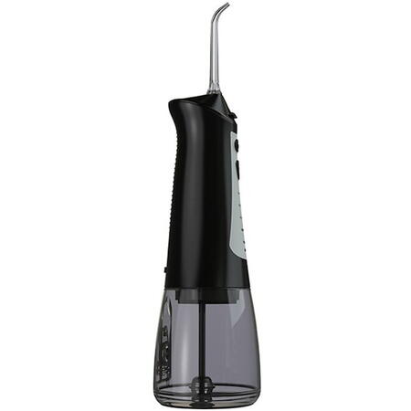 Irigator bucal CleanPRO Black, 5 moduri de functionare, cu 6 rezerve diferite, negru