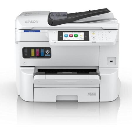 Multifunctionala Epson WorkForce Pro EM-C7100DWF, InkJet, Color, Format A3+, Duplex, Retea, Wi-Fi, Fax