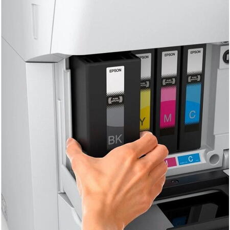 Multifunctionala Epson WorkForce Pro EM-C7100DWF, InkJet, Color, Format A3+, Duplex, Retea, Wi-Fi, Fax