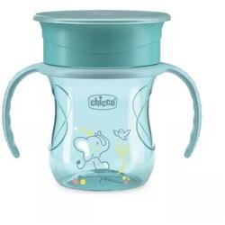 Cana de tranzitie pentru bebelusi Chicco, 200ml, 12 luni+, bleu