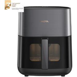 Friteuza cu aer cald Mova FD10 Pro, 6 L, 11 programe, 2000 W, Negru