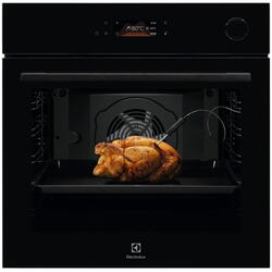 Cuptor incorporabil Electrolux LOC8H39WZ, 72 l, SteamCrisp, Conectivitate WiFi, Afisaj digital, 167 programe predefinite, Timer cu display electronic, Grill, Senzor gatire, Clasa  A+, Sticla neagra