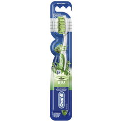 Oral-B BIO manual toothbrush natural with herbs, közepes, 1 pcs