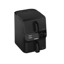 Heinner Friteuza cu aer cald dubla HAF-C10DBS25BK, 2500 W, 10 l, Control digital, 10 programe, Negru