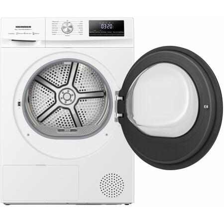 Uscator de rufe cu pompa de caldura HEINNER HHPD-HMY80IVFC+++, 8 KG, Clasa C, Inverter, Alb